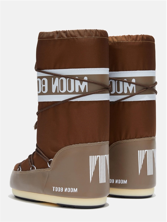 Moon Boot Icon Brown Nylon Boots